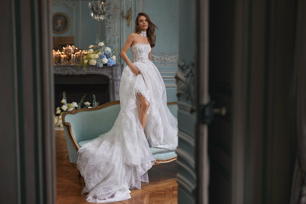 A DAMA Couture wedding dress from the Something Blue collection