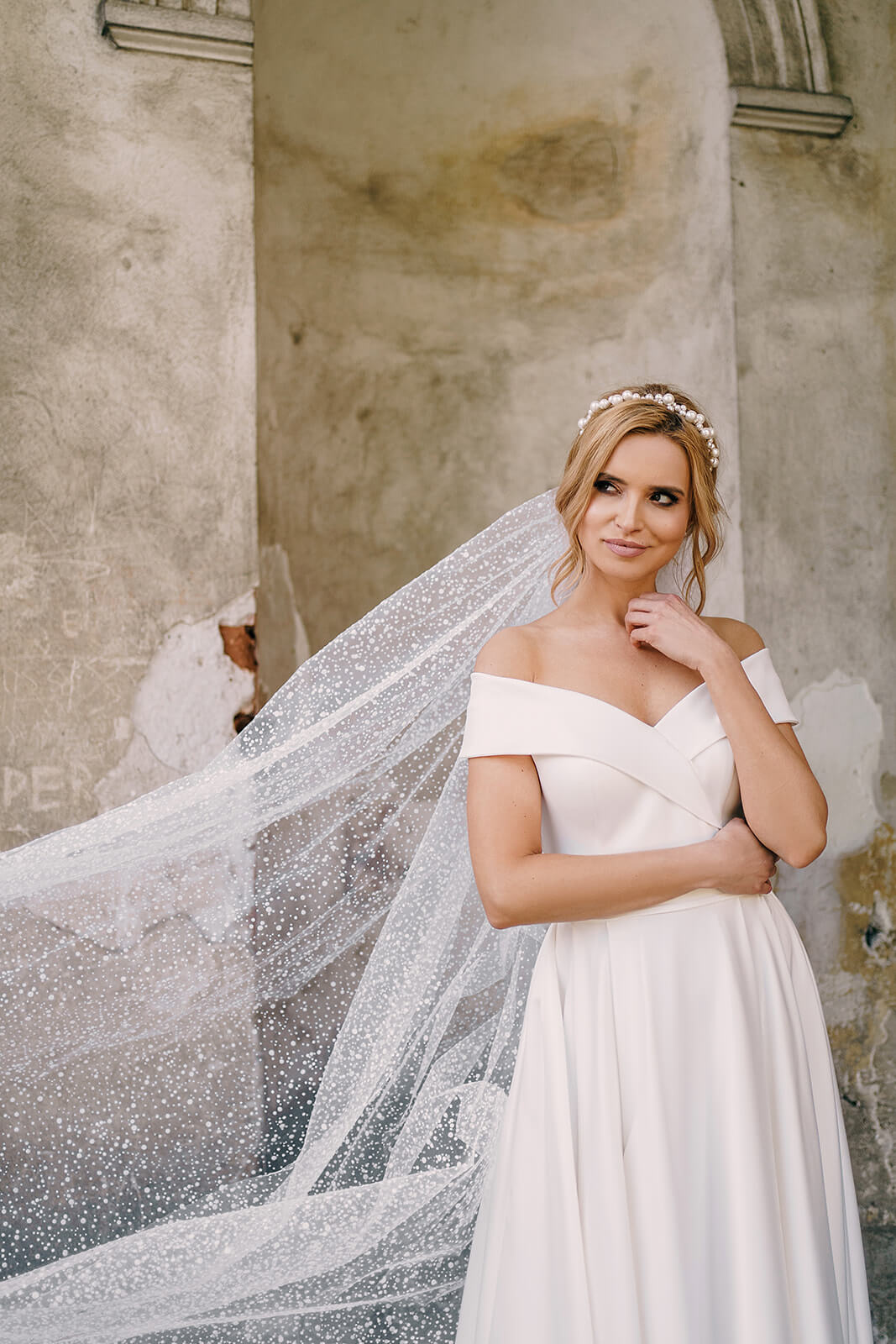 Cathedral snowdrop veil – cathedral wedding veil, DAMA Couture.