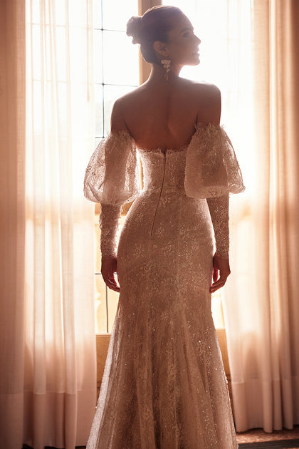 Glamour mermaid wedding dress Genevieve from DAMA Couture (campaign photo)