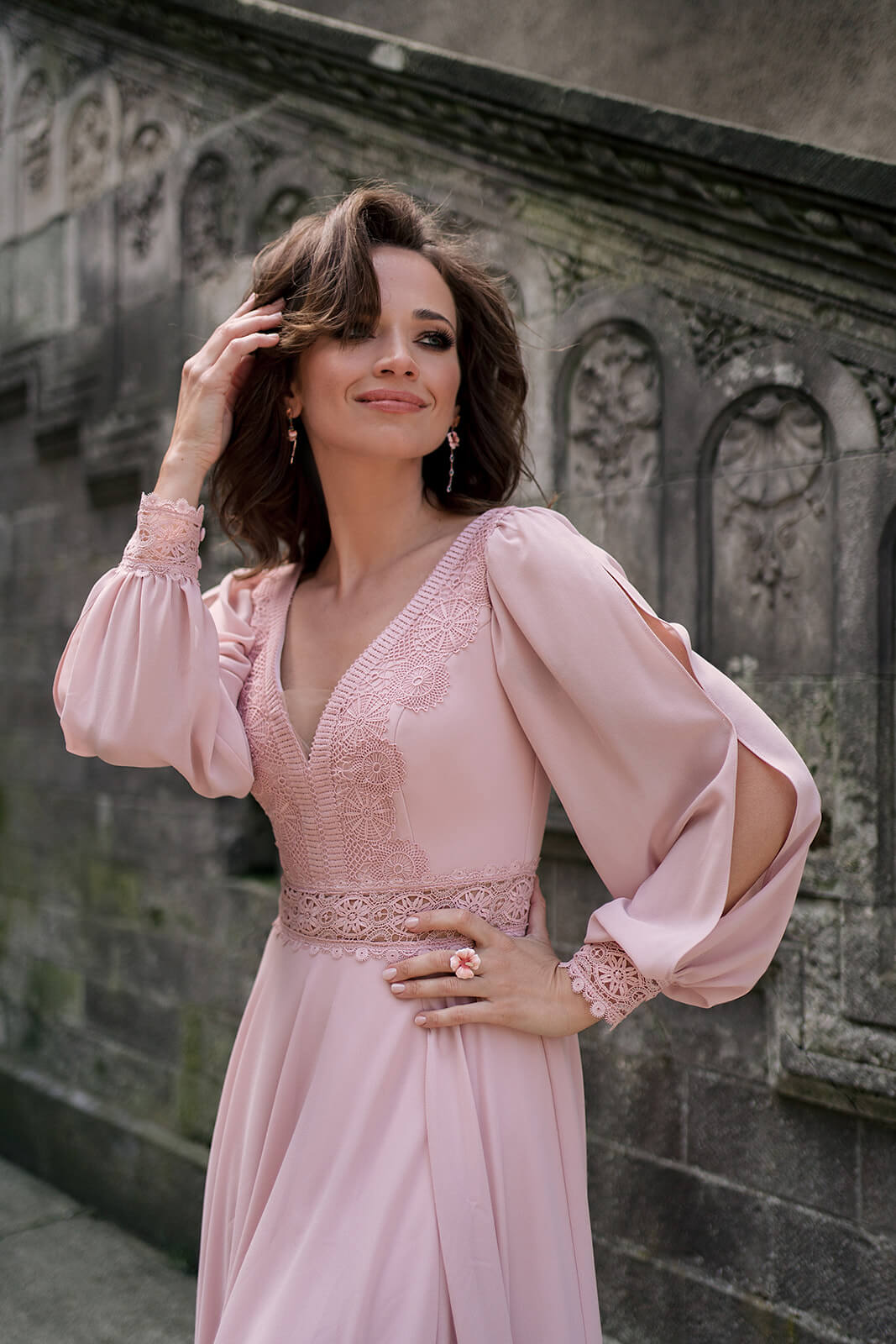 Calderia – long evening dress by DAMA Couture.