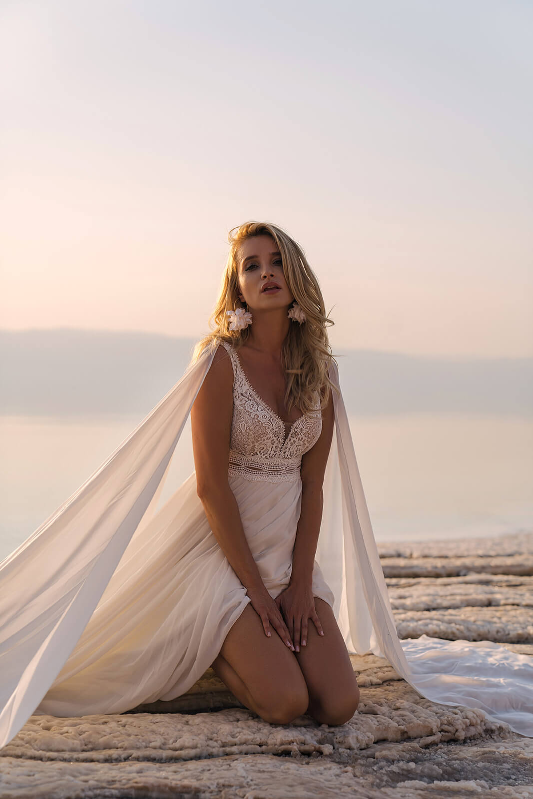 Wedding dress Atena – DAMA Couture A-line wedding dress.