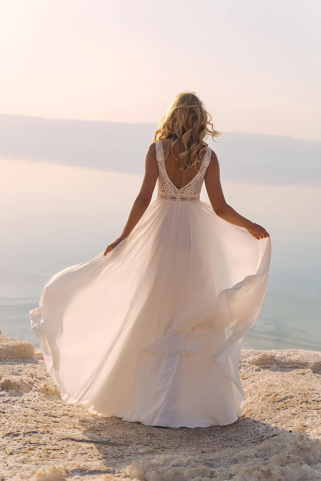 Wedding dress Atena – A-line bridal gown, DAMA Couture.