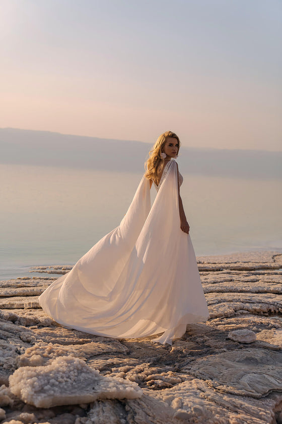 Wedding dress Atena – A-line bridal gown, DAMA Couture.