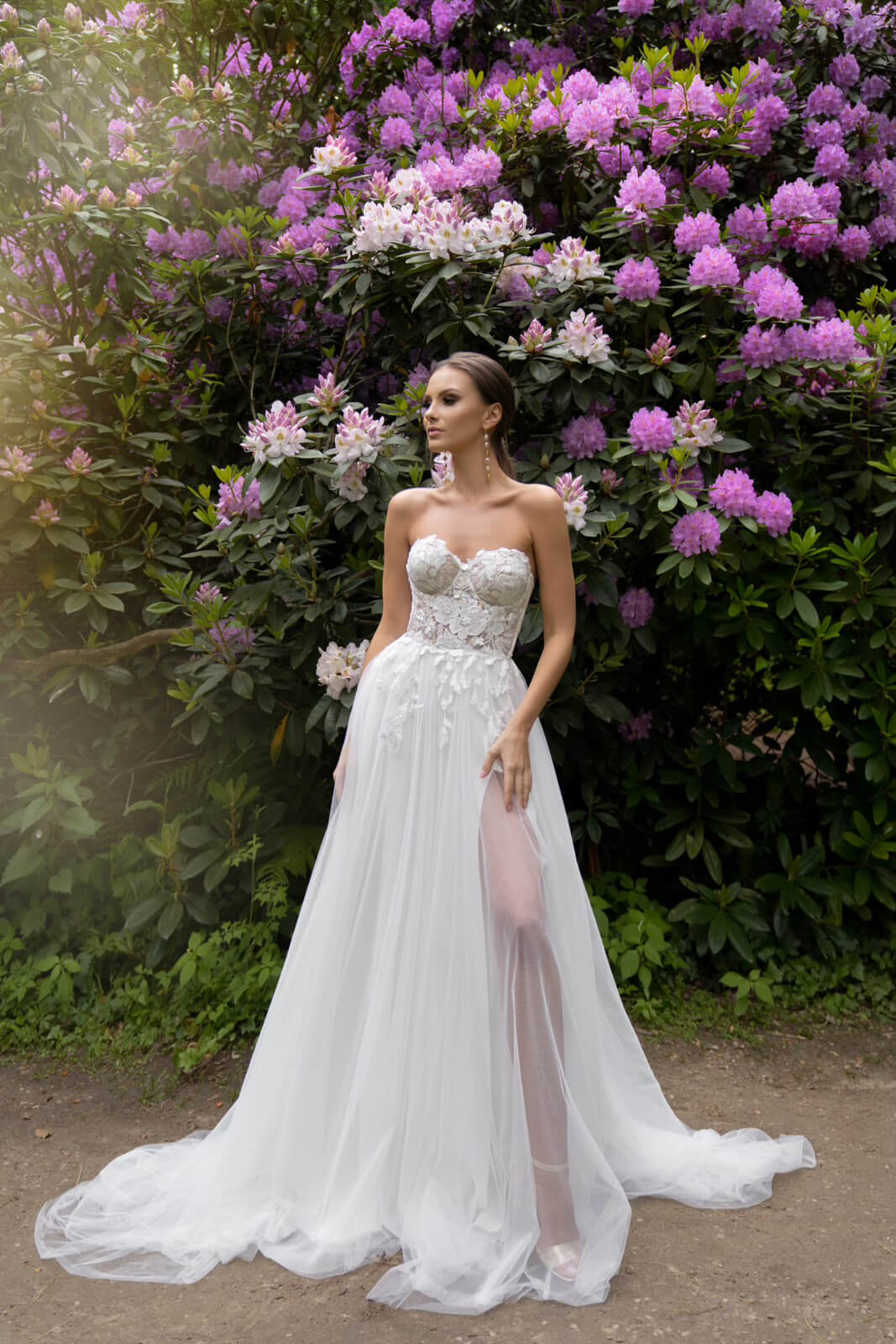Lanka – DAMA Couture wedding dress, front view.