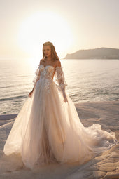 Authentic empowering romantic dress from DAMA Couture
