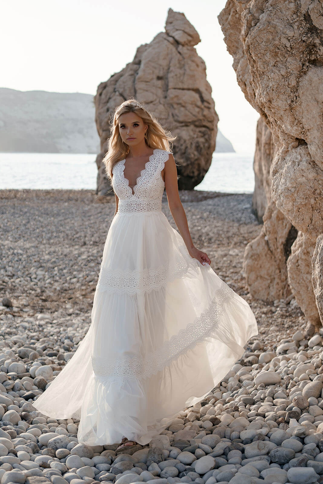 Wedding dress Lidia – A-line wedding dress, DAMA Couture.
